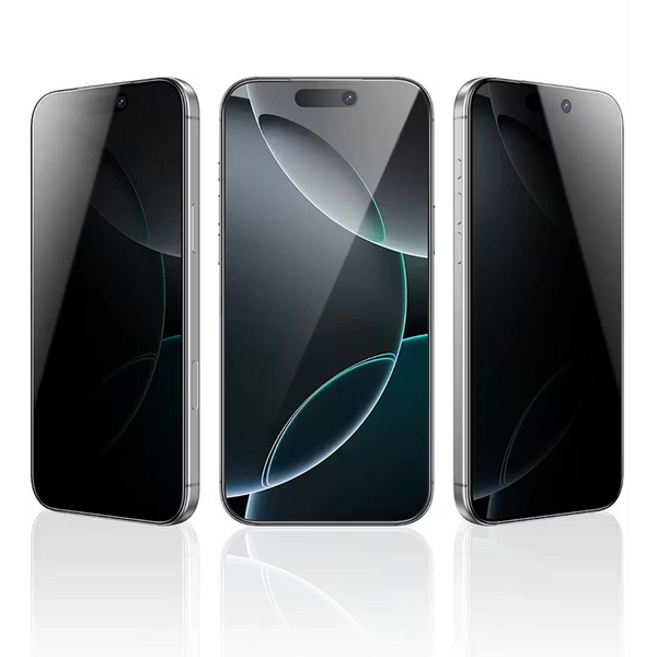 Green Lion 9H Steve Privacy Screen Protector for iP 17 Air Black - لاصق شاشة مضلل للايفون 17 اير من كرين اسود