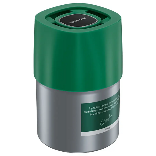 Green Lion Blooms Solid Air Freshener 360 Degree Diffusion Green - جهاز تعطير السيارة والمنزل الصلب برائحة ازهار ينتشر في جميع الاتجاهات من كرين