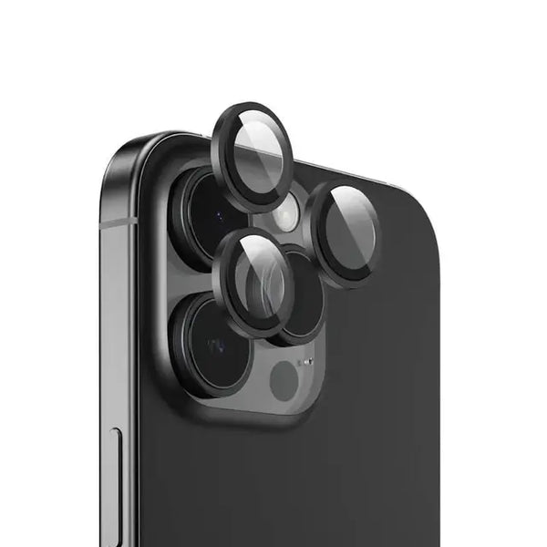 Green Lion HD Plus Camera Lens for iPhone 16 Pro/16 ProMax Black - لاصق كاميرا للايفون 16 برو /  بروماكس من كرين