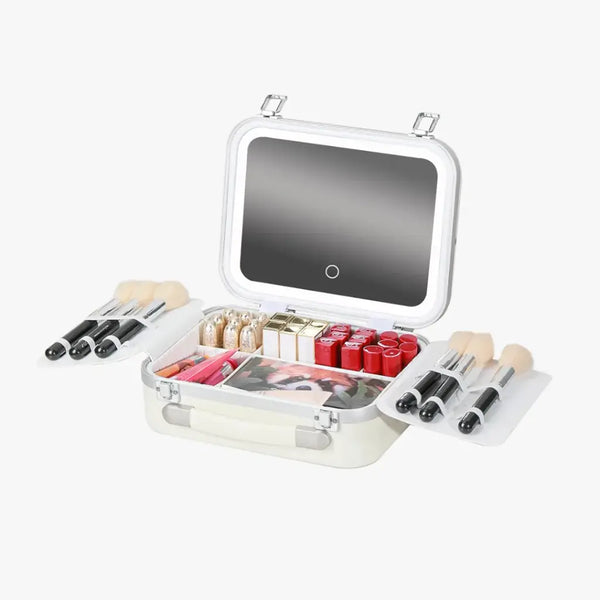 Green Lion Fest Makeup Bag White - حقيبة مكياج مضيئة من كرين ابيض
