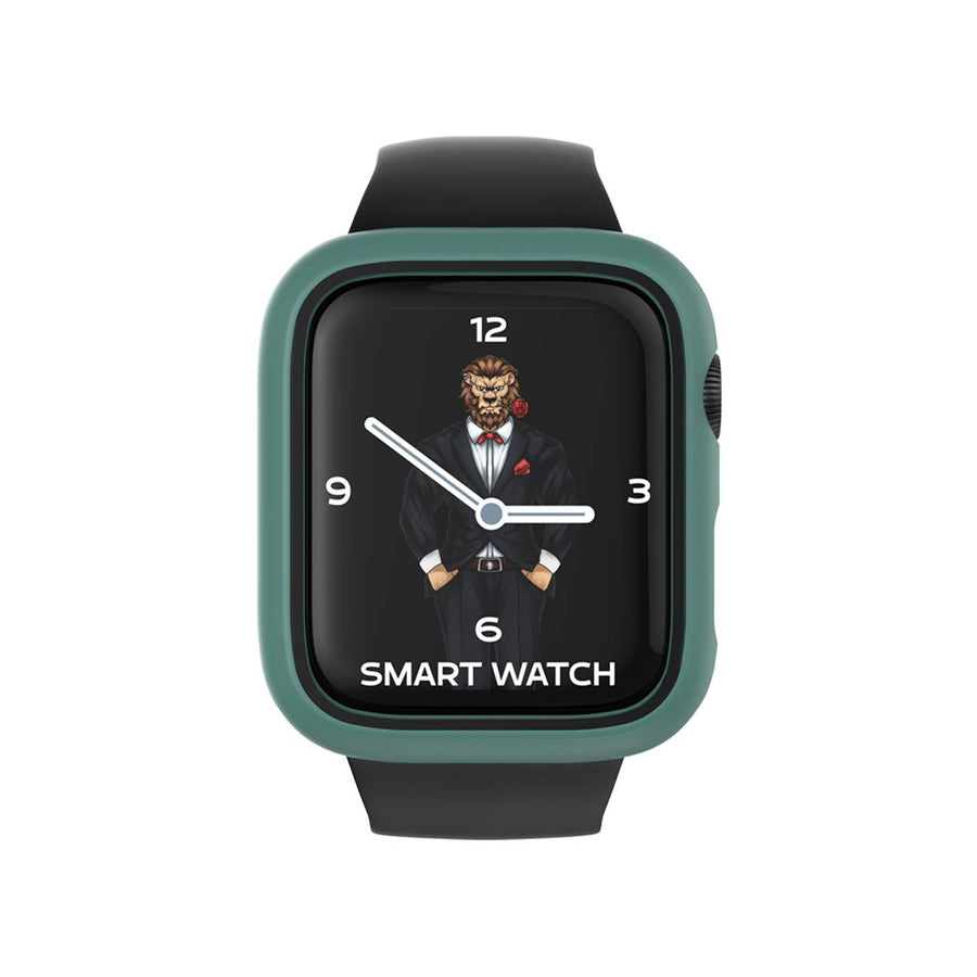 Green Slim Guard Pro Case with Glass for Apple Watch 44mm - لاصق ساعات ابل مع كفر قياس 44 ملم من كرين