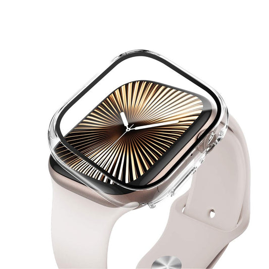 Green Lion Guard Plus PC Case for Apple Watch 46mm Clear - كفر شفاف لساعة ابل ووج مقاس 46 مم