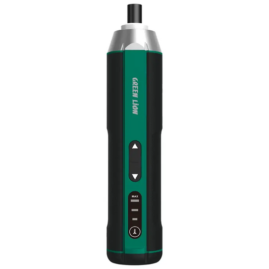 Green Lion GSD-17 Cordless 17 IN 1 Screwdriver Set - 3.7V 1500mAh Black - مفك كهربائي لاسلكي 17 في 1 من كرين اسود