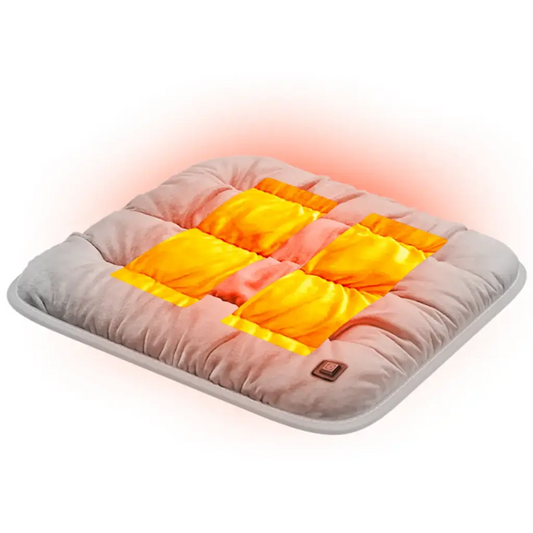 Green Lion Electric Heat Pad Heated Seat Cushion Gray - وسادة مقعد حرارية للسيارة والمنزل من كرين