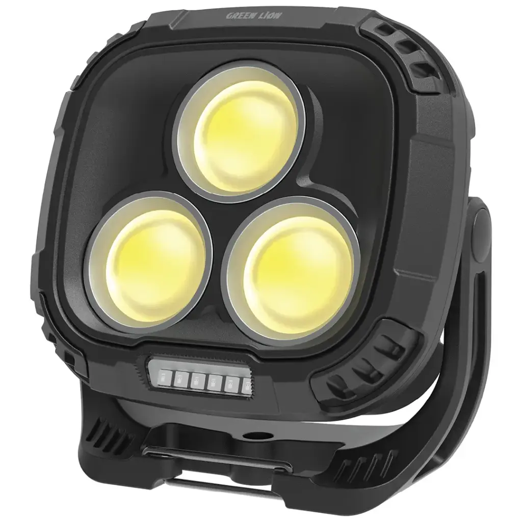 Green Lion Hyper Lume Working Light 1000LM - Black-كشاف اضاءة عمل قوي هايبر لوم من غرين لايون بقوة إضاءة 1000 لومن – أسود