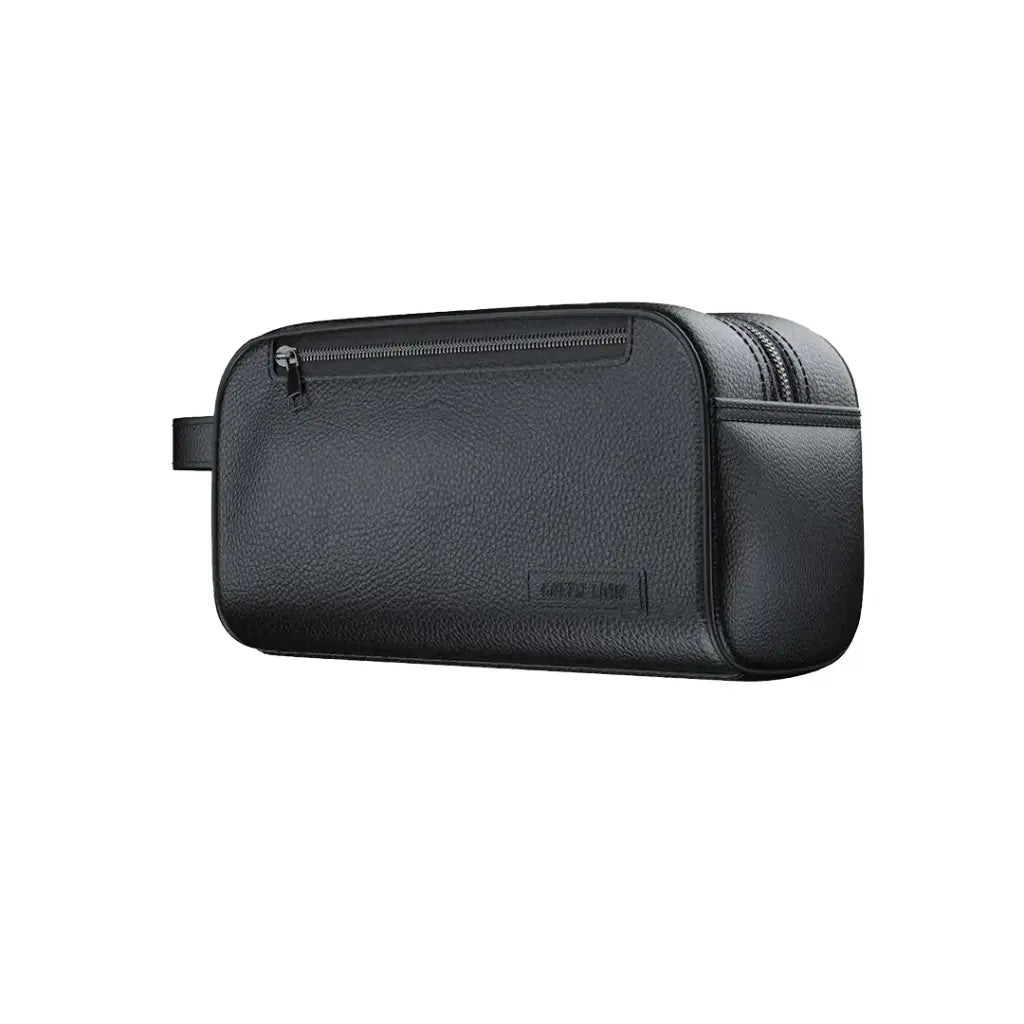 Green Lion Lakeshore Clutch Bag Black - حقيبة يد جلد محمولة من كرين اسود