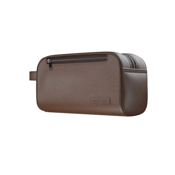 Green Lion Lakeshore Clutch Bag Brown - حقيبة يد جلد محمولة من كرين جوزي