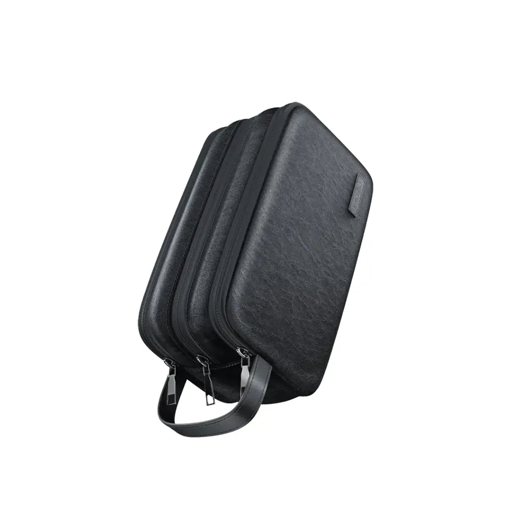 Green Lion Lucide Clutch Bag Black - حقيبة يد جلد محمولة من كرين اسود