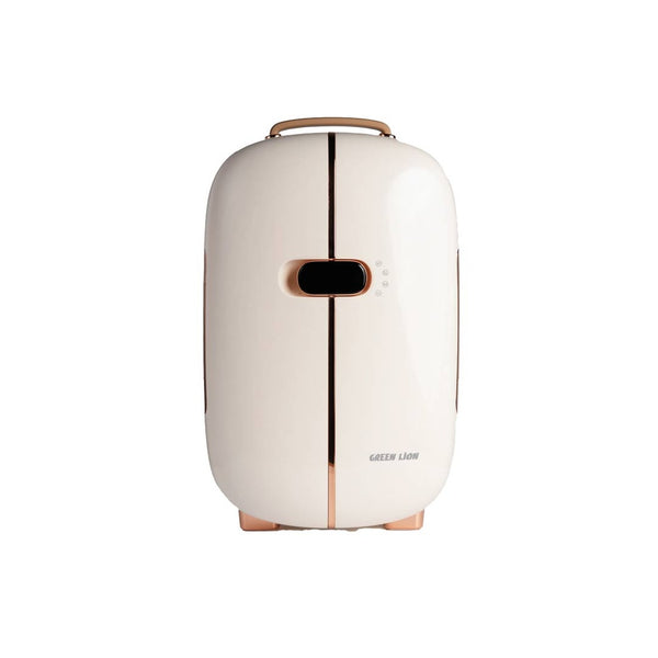Green Lion Makeup Fridge 12L 42W Biege White - ثلاجة مكياج 12 لتر 42 واط من كرين بيجي وابيض