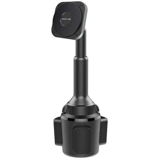 Green Lion GX-43 MagSafe Cup Phone Holder Black - ستاند سيارة ماك سيف بفتحة الكوب من كرين اسود