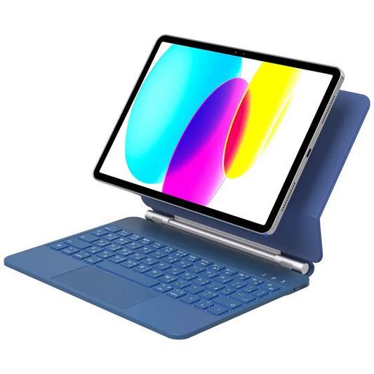Green Lion Wireless Magic Keyboard Case Blue - ماجيك كيبورد لاسلكي من كرين ازرق