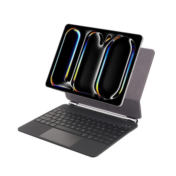 Green Lion Magic Keyboard Case iPad Pro 13 INCH Black  - كفر كيبورد للايباد برو 13 انش من كرين