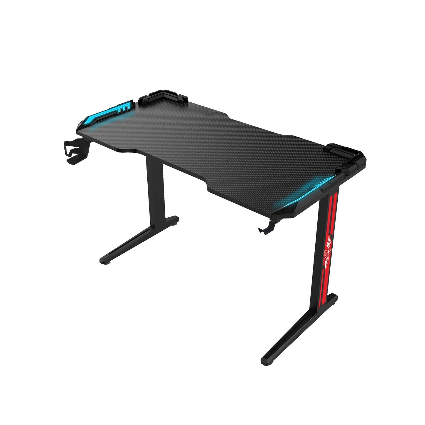 Green Lion RGB Gaming Desk Black - طاولة العاب كيمنك الذكية من كرين اسود