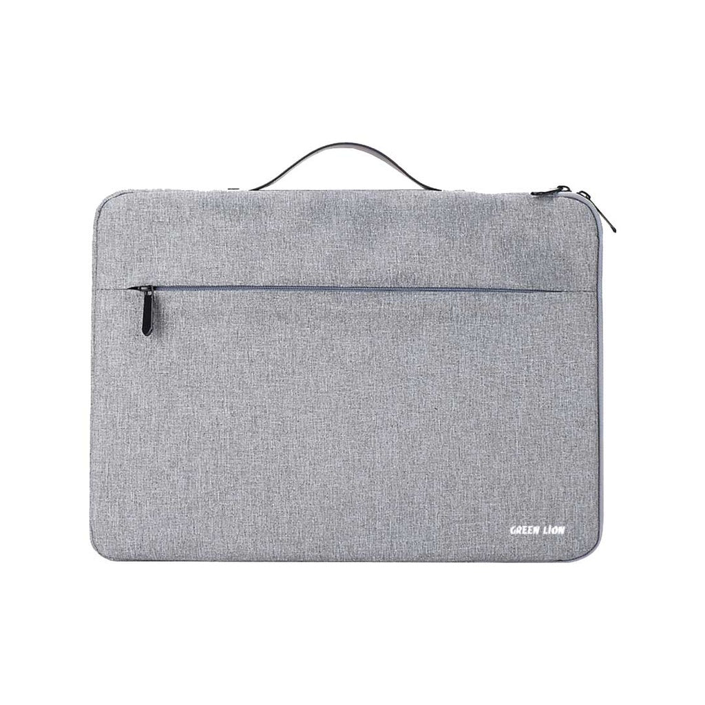 Green Lion Sigma Laptop Sleev Bag Gray - حقيبة لابتوب محمولة حتى حجم 14.1 بوصة من كرين