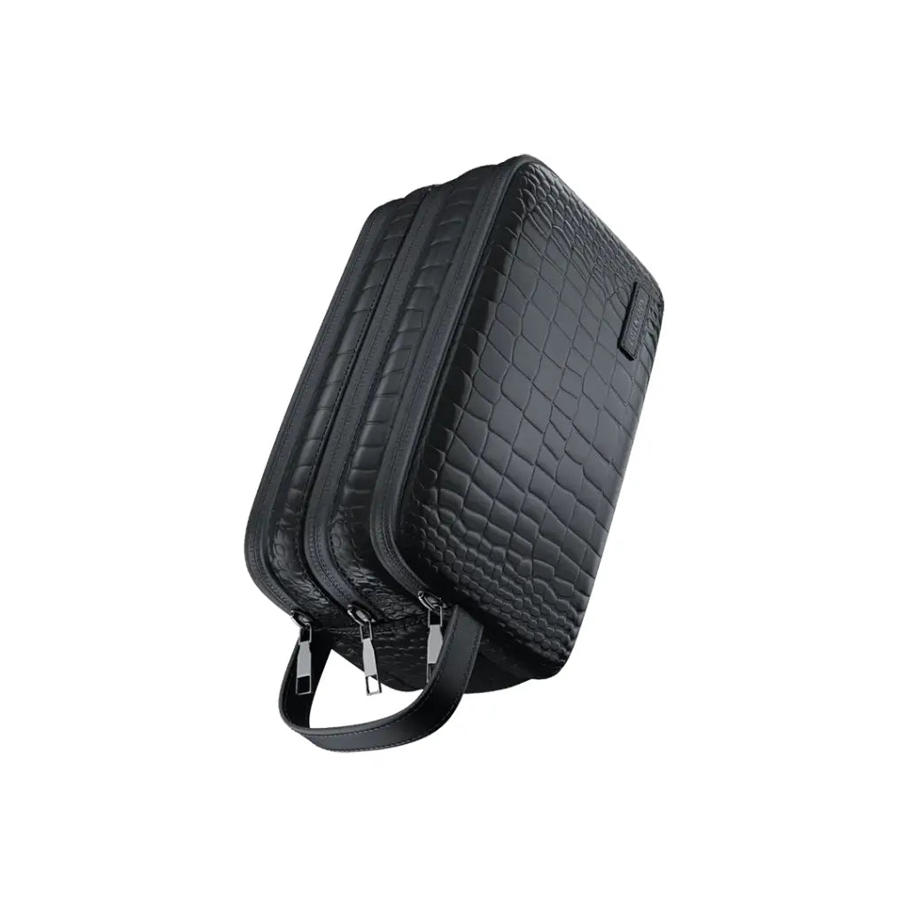Green Lion Stallion Clutch Bag Black - حقيبة يد جلد محمولة من كرين اسود