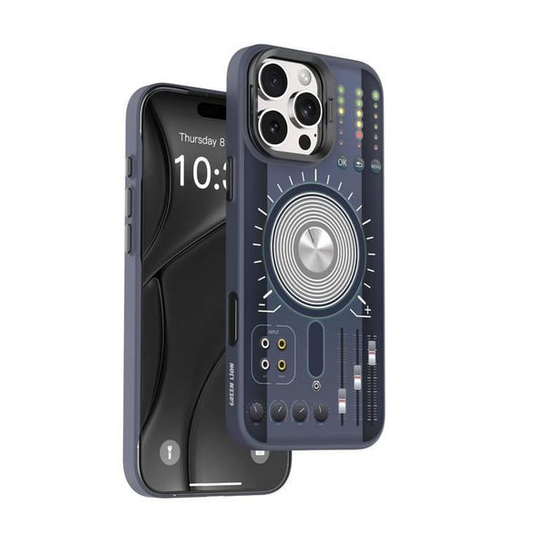 Green Lion Techguard MagSafe Case for iPhone 16Pro Max - كفر ماك سيف للايفون 16 برو ماكس من كرين ازرق