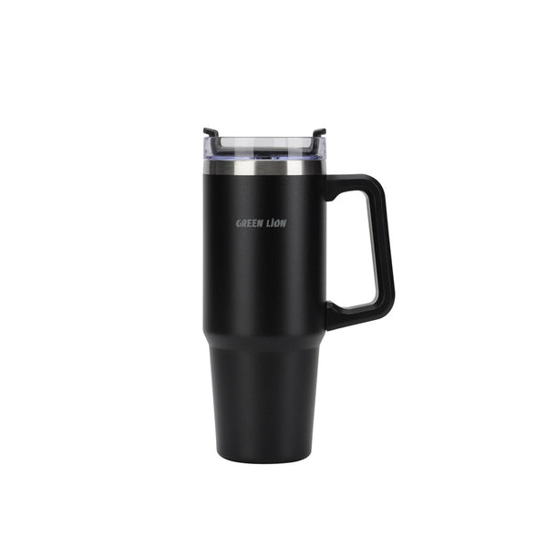 Green Lion Vacuum Travel Mug - Pink