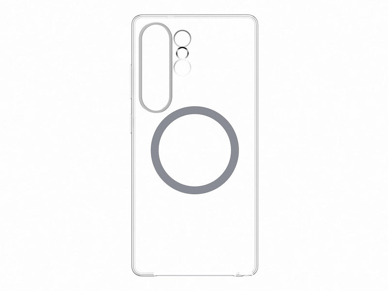 S25 Ultra Clear Magnet Case -  كفر سامسونج اس 25 الترا شفاف