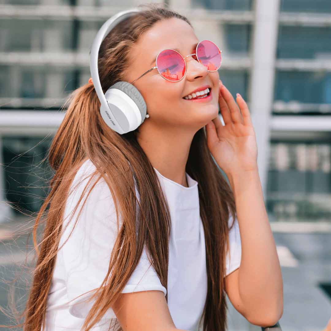 Green Lion Stamford Wireless Bluetooth Headphone White - سماعات بلوتوث هيدسيت من كرين ابيض