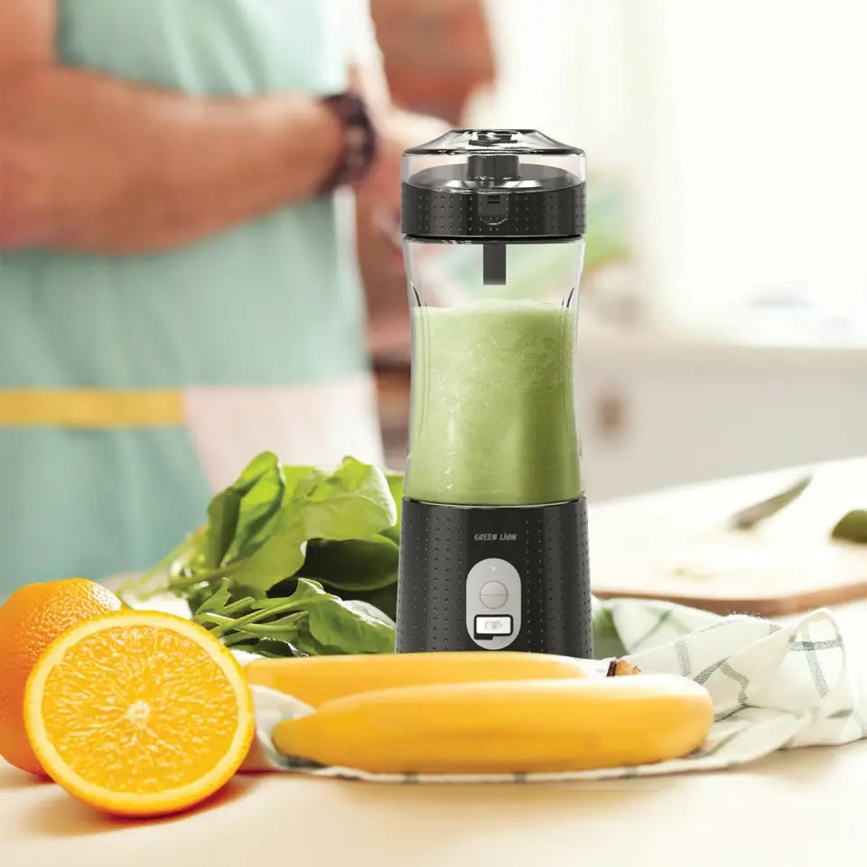 Green Lion Blend Mate Portable Juicer Black - خلاط محمول 380 مل من كرين اسود