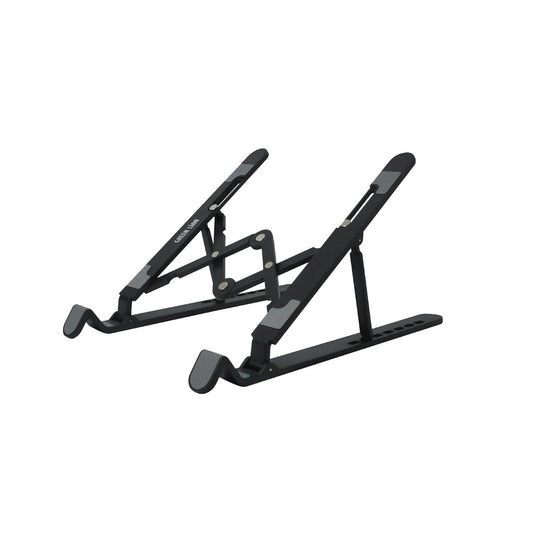 Green Lion Foldable Laptop Stand 7 Tilts Black - ستاند لابتوب محمول قابل للطي 7 مستويات امالة من كرين اسود