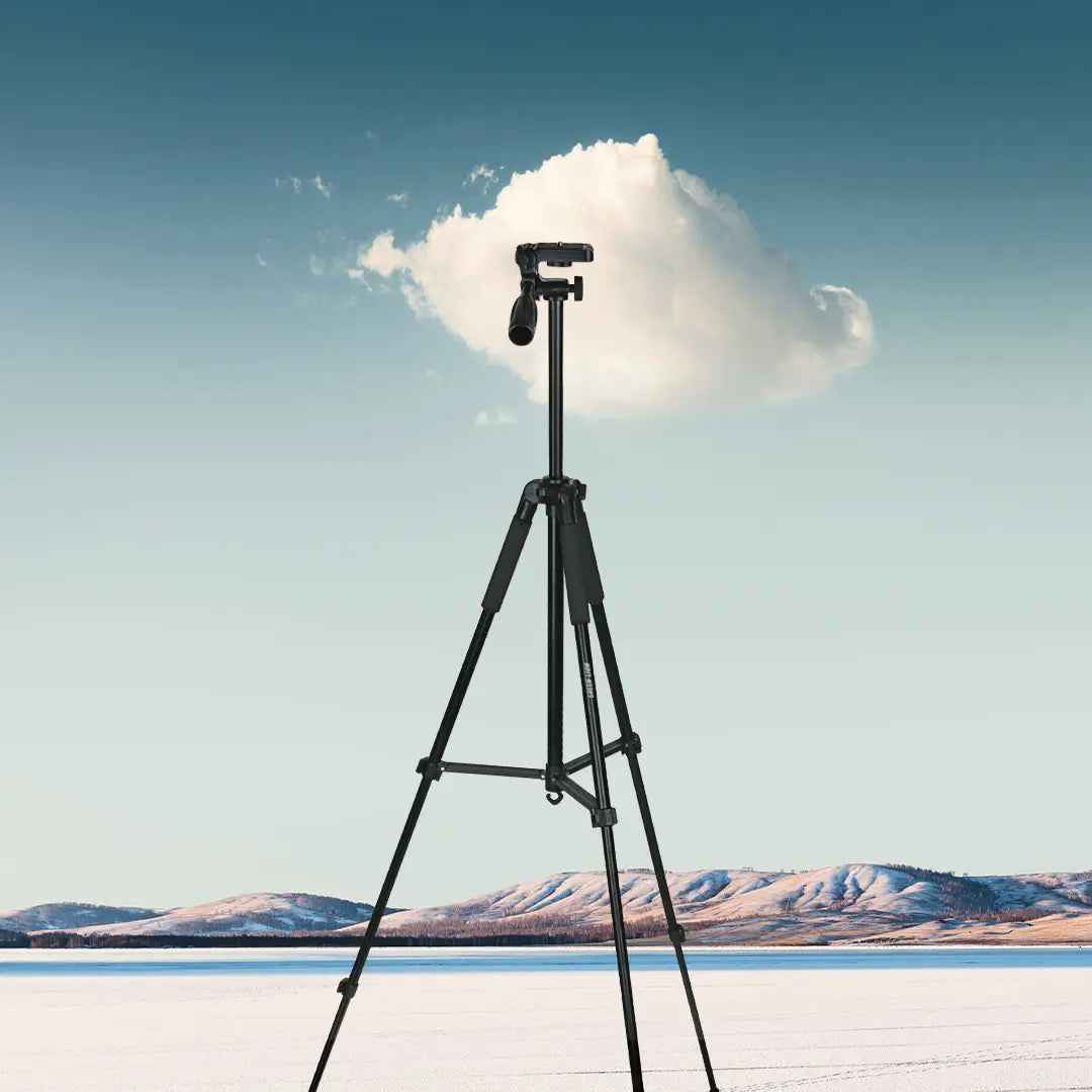 Green Lion GTP-150 Tripod-Professional Aluminum Black - ستاند ثلاثي القوائم الومنيوم احترافي من كرين