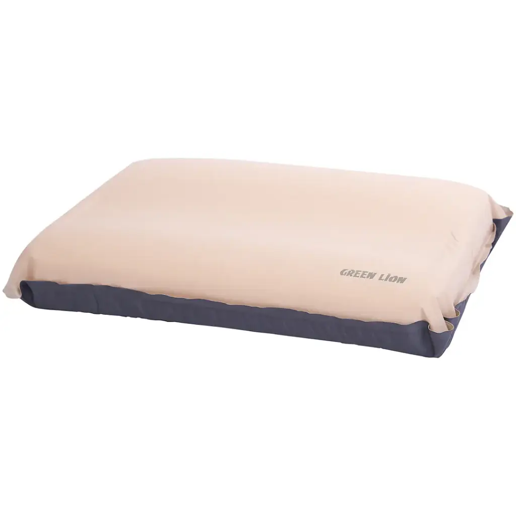 Green Lion Inflatable Camping Pillow Beige - وسادة النوم للتخييم القابلة للنفخ من كرين بيجي