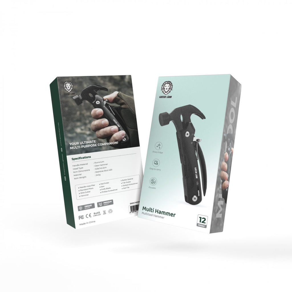 Green Lion Multi Hammer Black - مطرقة متعددة الاستخدامات من كرين
