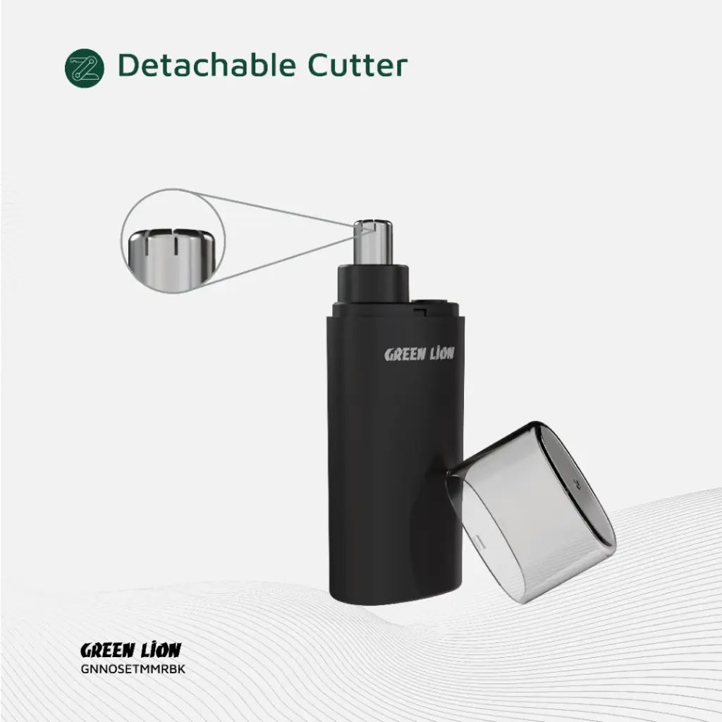 Green Lion Nose Pro Nose and Ear Trimmer Black - ماكنة حلاقة الانف والاذن من كرين اسود