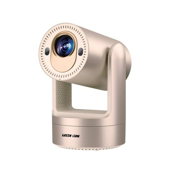 Green Lion Prisma 4K Projector 5200mAh Gold - داتا شو بدقة 4K مع مكبر صوت مدمج من كرين ذهبي