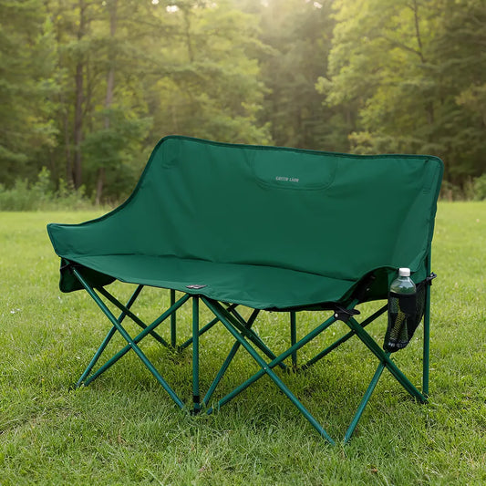 Green Lion Twin Camping Chair Green-كرسي تخييم مزدوج من غرين لايون