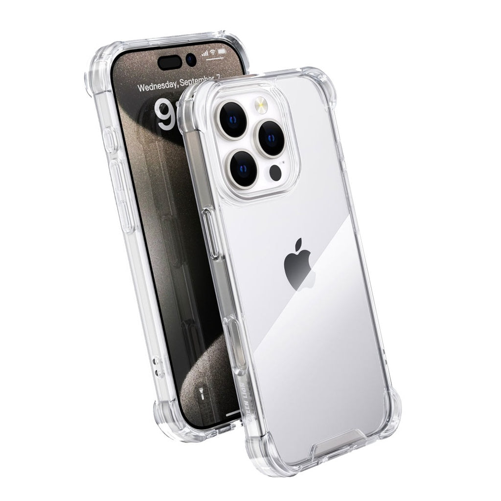 Green Lion Anti-Shock Case for iPhone 16 Pro Max Clear - كفر ايفون 16 برو ماكس شفاف من كرين