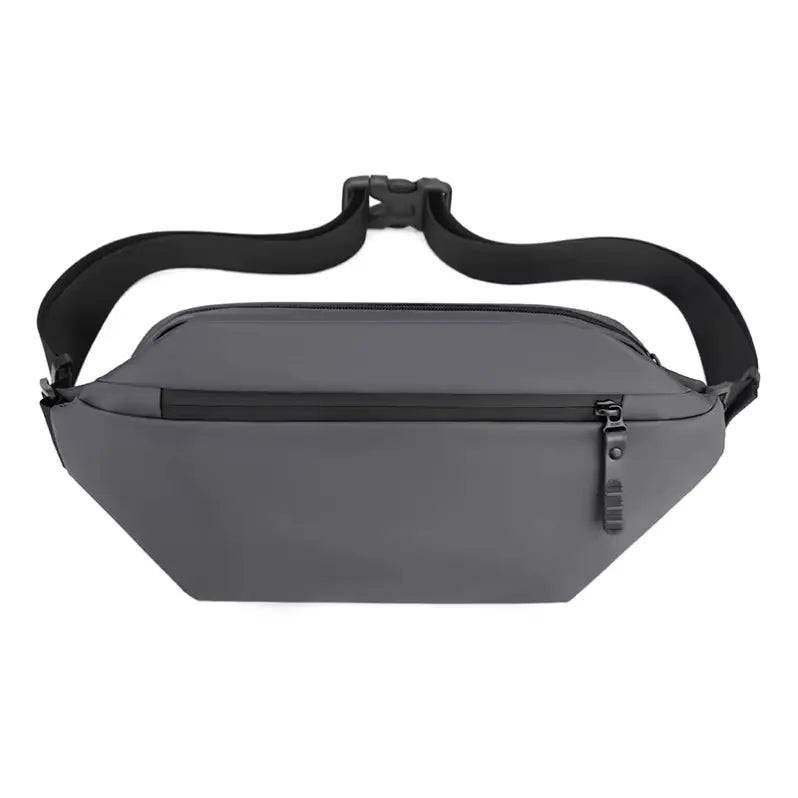 OMASKA 1100-GY WAIST BAG GRAY - حقيبة خصر متعددة الاستخدامات للرجال من اوماسكا رمادي