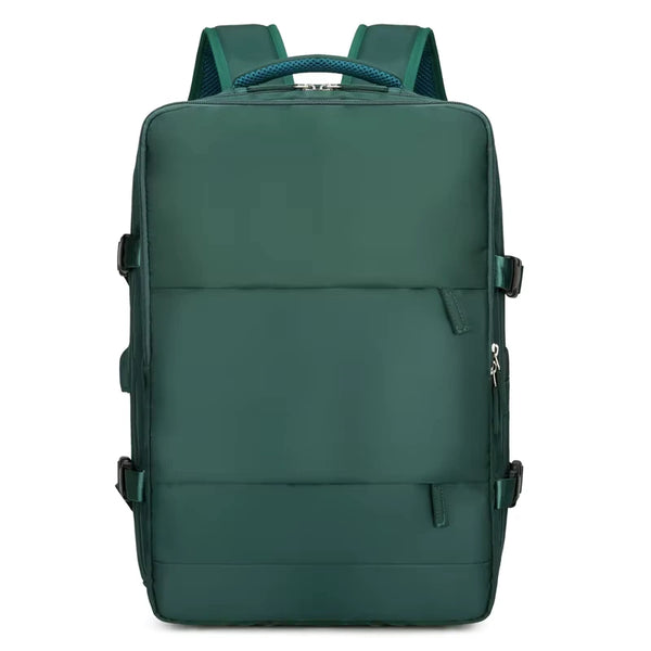 OMASKA TACTICAL ADVANCE BAG GREEN - حقيبة ظهر للابتوب مقاومة للماء و مضادة للسرقة وقابلة للتخصيص مع منفذ يو اس بي من اوماسكا اخضر
