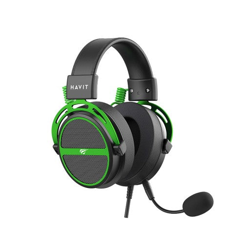 Havit H2030E Gaming Headphone Alloy Light weight 3.5 mm  Wired - سماعات هيدسيت سلكية للالعاب من هافيت