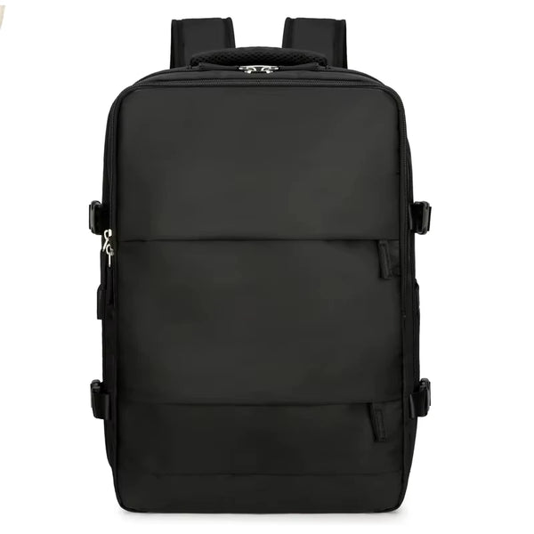 OMASKA TACTICAL ADVANCE BAG BLACK - حقيبة ظهر للابتوب مقاومة للماء و مضادة للسرقة وقابلة للتخصيص مع منفذ يو بي اس من اوماسكا اسود