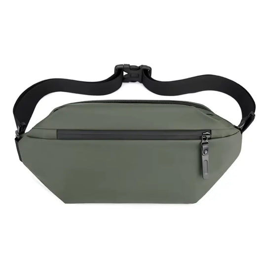 OMASKA 1100-GR WAIST BAG GREEN - حقيبة خصر متعددة الاستخدامات للرجال من اوماسكا اخضر