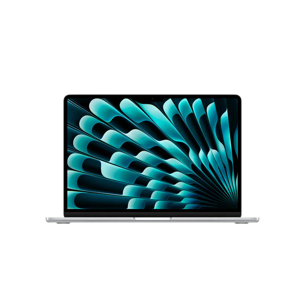 MacBook Air 13-inch: Apple M4 chip with 10-core CPU and 10-core GPU, 16GB, 512GB SSD Silver - ماك بوك اير 13 بوصة: شريحة ابل ام 4 مع وحدة معالجة مركزية 10 أنوية ووحدة معالجة رسومية 10 أنوية وذاكرة 16 جيجابايت وذاكرة SSD 512 جيجابايت فضي