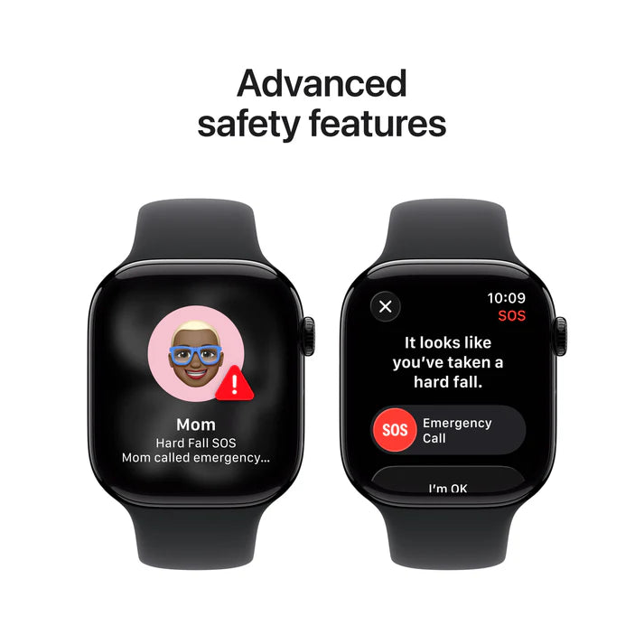 APPLE WATCH SERIES 11 46MM JET BLACK M/L - ابل ووتش سيريس 11 قياس 46 ملم لون جيت بلاك - سوار M/L