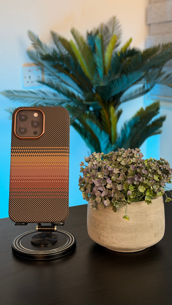 LY56 CASE FOR IPHONE 15 PRO MAX BROWN - كفر ايفون 15 برو ماكس جوزي