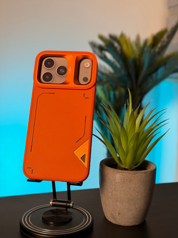 KAJSA CASE FOR IPHONE 17 PRO MAX ORANGE - كفر ايفون 17 برو ماكس من كاجسا برتقالي