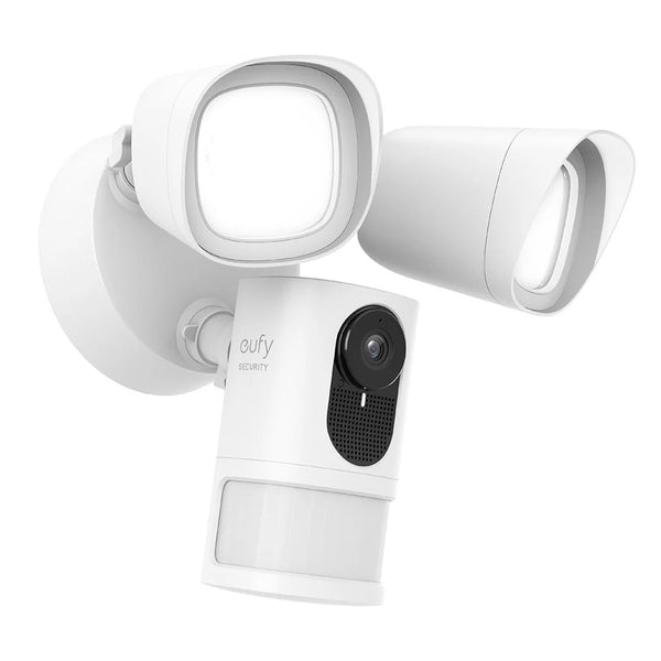 ANKER EUFY 1080P FLOODLIGHT SECURITY CAMERA- كاميرا منزلية خارجية بدقة 1080 بكسل مزودة بكشاف ضوئي من انكر
