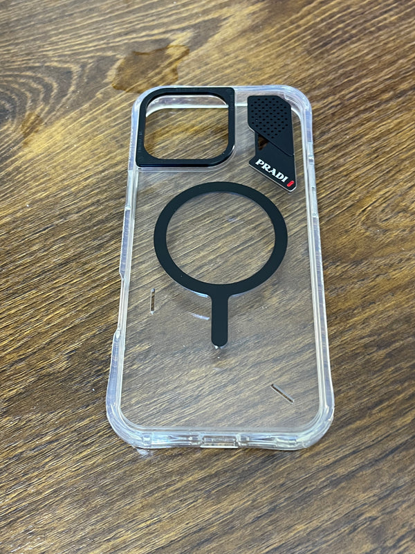 PRADI CASE FOR IPHONE 16 PRO MAX BLACK - كفر ايفون 16 برو ماكس ماك سيف اسود