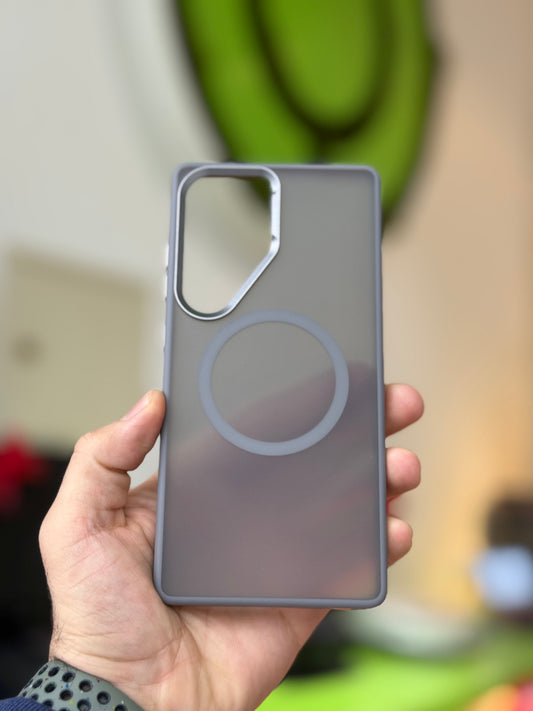 LY34 CASE FOR SAMSUNG S25 ULTRA GRAY -كفر ماك سيف سامسونك اس ٢٥ الترا