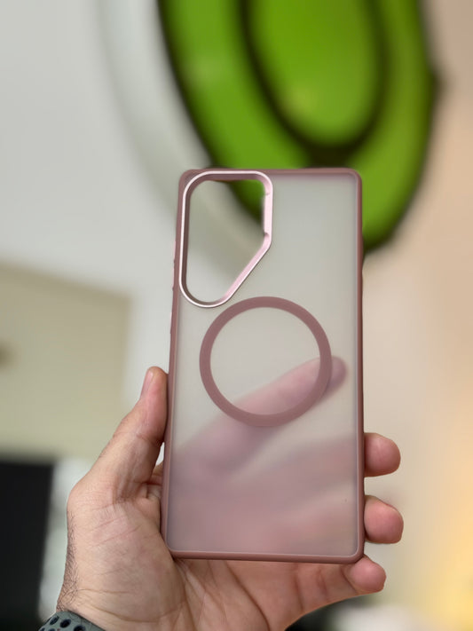 LY34 CASE FOR SAMSUNG S25 ULTRA BROWN - كفر ماك سيف سامسونك اس ٢٥ الترا