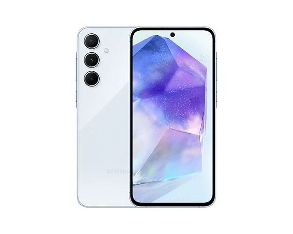 SAMSUNG GALAXY A55 5G 256/8 GB AWESOME ICEBLUE - سامسونج جالاكسي اي 55 5 جي 256/8 جيجابايت ازرق