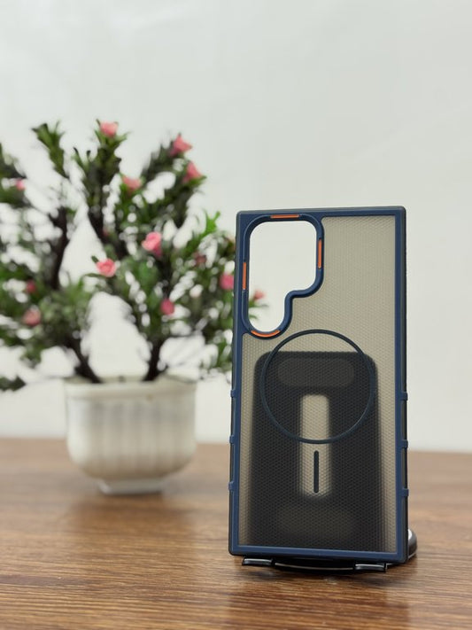 YOTOO CASE FOR S24 ULTRA BLUE - كفر ماك سيف للسامسونك اس 24 الترا ازرق