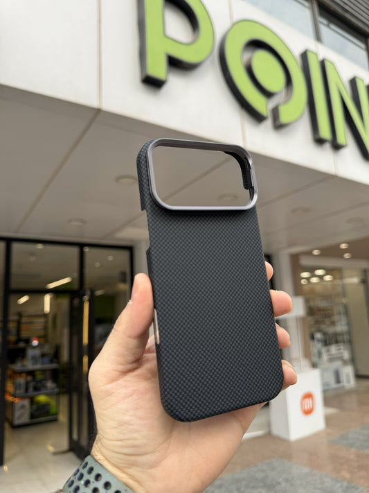 IPEFET CARBON CASE FOR IPHONE 17 PRO MAX BLACK - كفر ايفون 17 برو ماكس اسود