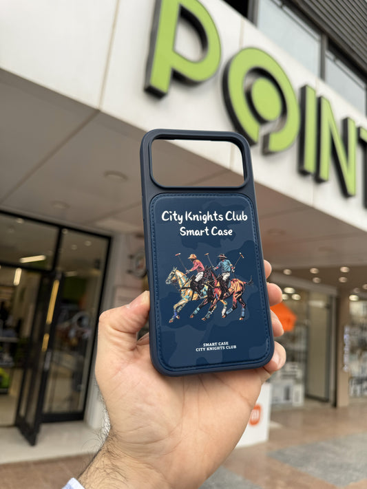 POLO CASE FOR IPHONE 17 PRO MAX BLUE - كفر ايفون 17 برو ماكس ازرق