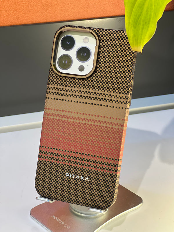 PITAKA CASE FOR IPHONE 15 PRO MAX SUNSET - كفر ايفون 15 برو ماكس من بيتاكا